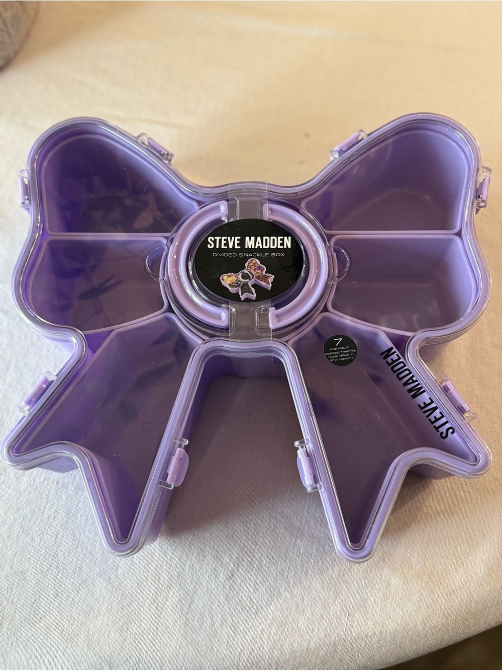 Steve Madden Purple Bow Divided Snackle Box Viral TikTok